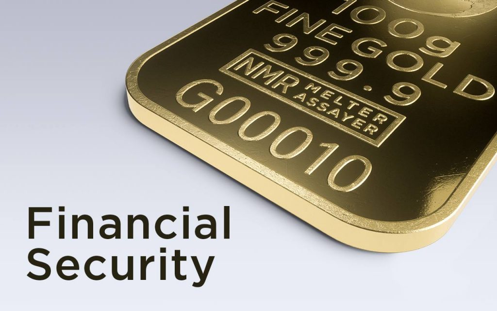 Goud geeft financiele zekerheid.